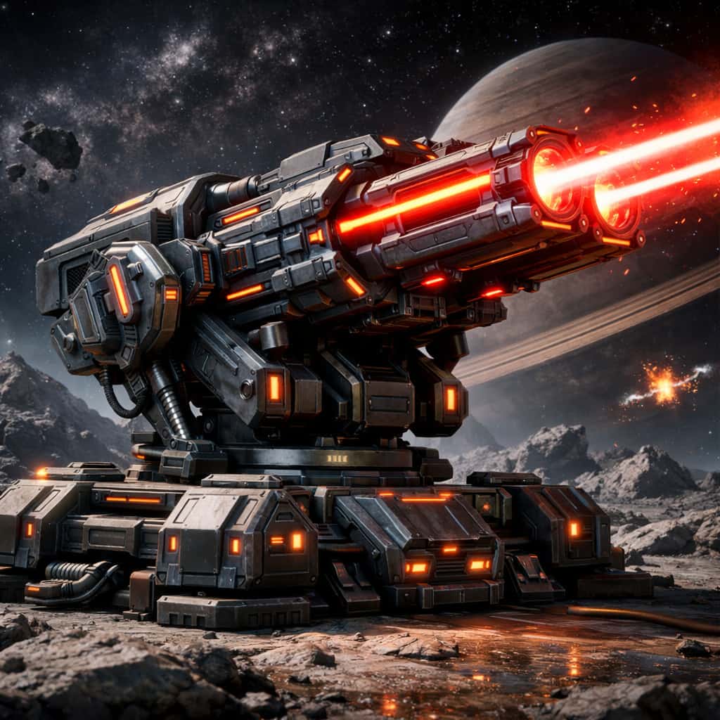 Artillerie laser lourde